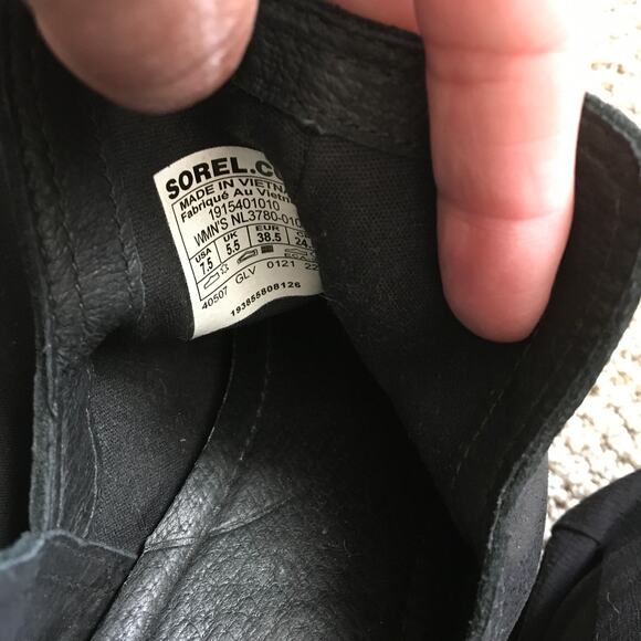 Sorel booties Women's 7.5 - black - Picture 5 of 10